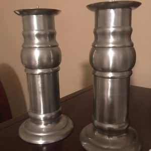 Pewter Candle Sticks